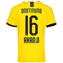 Load image into Gallery viewer, Akanji 16 Borussia Dortmund 2019-20 Home Stadium Player Jersey – Yellow
