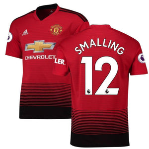 12-Chris Smalling Manchester United 2018-19 Home Player Jersey – Red