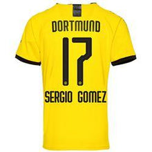 Load image into Gallery viewer, Sergio Gomez 17 Borussia Dortmund 2019-20 Home Stadium Player Jersey – Yellow