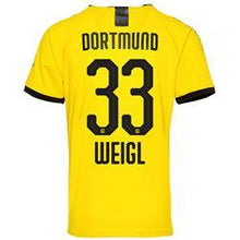 Load image into Gallery viewer, Weigl 33 Borussia Dortmund 2019-20 Home Stadium Player Jersey – Yellow