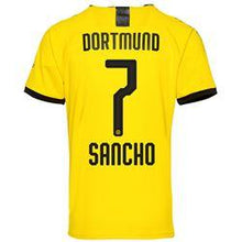 Load image into Gallery viewer, Sancho 7 Borussia Dortmund 2019-20 Home Stadium Player Jersey – Yellow