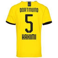 Load image into Gallery viewer, Hakimi 5 Borussia Dortmund 2019-20 Home Stadium Player Jersey – Yellow
