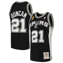 Load image into Gallery viewer, 21-Tim Duncan San Antonio Spurs  2002-03 Hardwood Classics Jersey - Black