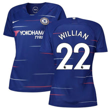 Load image into Gallery viewer, 22-Willian Borges da Silva Chelsea Women's 2018-19 Home Jersey - Blue
