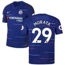 Load image into Gallery viewer, 29-Alvaro Morata Chelsea 2018-19 Home Player Jersey – Blue