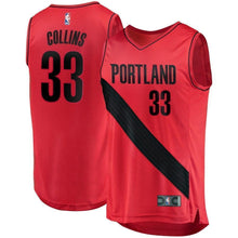 Load image into Gallery viewer, 33-Zach Collins Portland Trail Blazers  Jersey - Statement Edition - Red