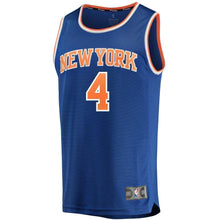 Load image into Gallery viewer, 4-Isaiah Hicks New York Knicks  Jersey Royal - Icon Edition