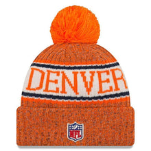 Load image into Gallery viewer, Denver Broncos New Era 2019 Cold Weather Knit Hat – Orange