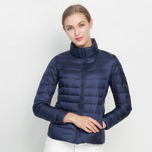 Load image into Gallery viewer, Women Winter Coat 2018 New Ultra Light White
