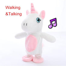 Load image into Gallery viewer, Funny Toys 1pc Electric Walking Unicorn Plush Toy
