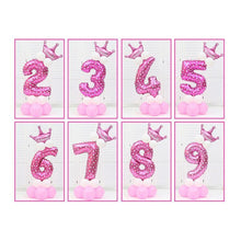 Load image into Gallery viewer, Aluminum Foil Balloon Decoration Number 3 Mylar Balloons Birthday Wedding Party Decor