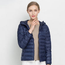 Load image into Gallery viewer, Winter Women Ultra Light Down Jacket White