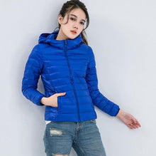 Load image into Gallery viewer, Winter Women Ultra Light Down Jacket White