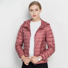 Load image into Gallery viewer, Winter Women Ultra Light Down Jacket White
