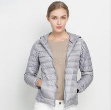 Load image into Gallery viewer, Winter Women Ultra Light Down Jacket White
