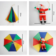 Load image into Gallery viewer, Santa Claus in Parachute Christmas Hanging Decorations