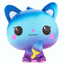 Load image into Gallery viewer, New Galaxy Ice Cream Cat Kitty Squishy Slow