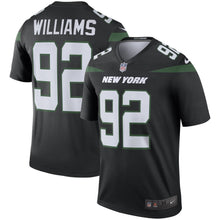 Load image into Gallery viewer, Leonard Williams New York Jets Nike Color Rush Legend Jersey - Stealth Black
