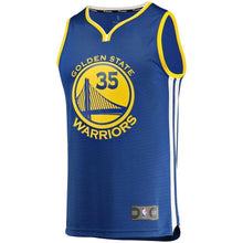 Load image into Gallery viewer, Kevin Durant Golden State Warriors 2019 NBA Finals Bound Fast Break Player Jersey – Icon Edition
