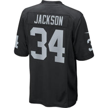 Load image into Gallery viewer, Oakland Raiders Nike Bo Jackson Retired Player Game Jersey - Black