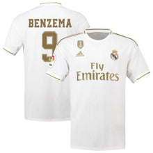 Load image into Gallery viewer, Karim Benzema Real Madrid 2019/20 Home Player Jersey – White