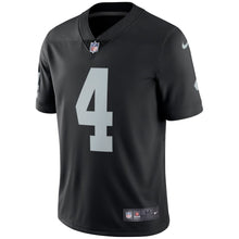 Load image into Gallery viewer, Derek Carr Oakland Raiders Nike Vapor Untouchable Limited Player Jersey - Black