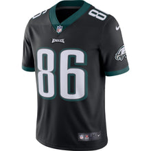Load image into Gallery viewer, Zach Ertz Philadelphia Eagles Nike Vapor Limited Jersey - Black