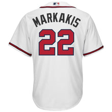 Load image into Gallery viewer, Nick Markakis Atlanta Braves Majestic Cool Base Player Jersey - White