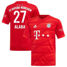 Load image into Gallery viewer, David Alaba Bayern Munich 2019/20 Home Player Jersey – Red