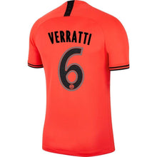 Load image into Gallery viewer, Marco Verratti Paris Saint-Germain 2019/20 Away Breathe Stadium Player Jersey - Red