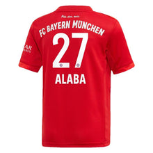 Load image into Gallery viewer, David Alaba Bayern Munich 2019/20 Home Player Jersey – Red