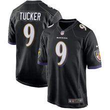 Load image into Gallery viewer, Justin Tucker Baltimore Ravens Nike Game Jersey - Black