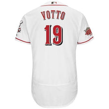 Load image into Gallery viewer, Joey Votto Cincinnati Reds Majestic Home Flex Base Player Jersey – White