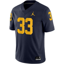 Load image into Gallery viewer, Taco Charlton Michigan Wolverines Jordan Brand Game Jersey – Navy