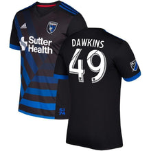 Load image into Gallery viewer, Simon Dawkins San Jose Earthquakes 2017/18 Primary  Jersey - Black