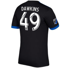 Load image into Gallery viewer, Simon Dawkins San Jose Earthquakes 2017/18 Primary  Jersey - Black