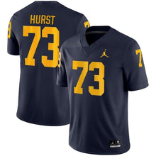 Load image into Gallery viewer, Maurice Hurst Michigan Wolverines Jordan Brand Game Jersey – Navy
