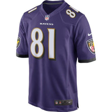 Load image into Gallery viewer, Hayden Hurst Baltimore Ravens Nike Game Jersey - Purple