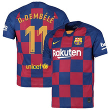 Load image into Gallery viewer, Ousmane Dembélé Barcelona 2019/20 Home Breathe Stadium Jersey - Royal