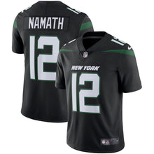 Load image into Gallery viewer, Joe Namath New York Jets Nike Retired Player Limited Team Jersey - Stealth Black
