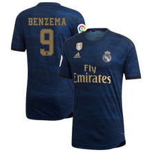 Load image into Gallery viewer, Karim Benzema Real Madrid 2019/20 Away Player Jersey – Blue