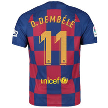 Load image into Gallery viewer, Ousmane Dembélé Barcelona 2019/20 Home Breathe Stadium Jersey - Royal