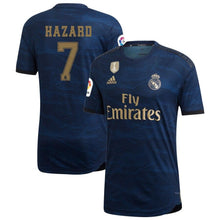 Load image into Gallery viewer, Eden Hazard Real Madrid 2019/20 Away Player Jersey – Blue