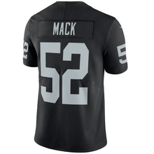 Load image into Gallery viewer, Khalil Mack Oakland Raiders Nike Vapor Untouchable Limited Player Jersey - Black