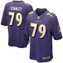 Load image into Gallery viewer, Ronnie Stanley Baltimore Ravens Nike Game Jersey - Purple