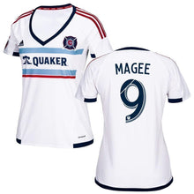 Load image into Gallery viewer, Mike Magee Chicago Fire SC Women's 2015 Secondary Jersey - White