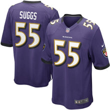 Load image into Gallery viewer, Terrell Suggs Baltimore Ravens Nike Game Jersey - Purple