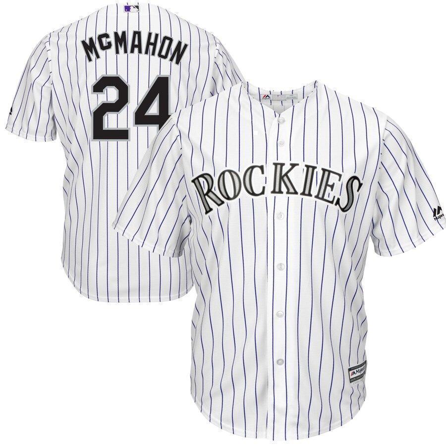 Ryan McMahon Colorado Rockies Majestic Home Cool Base Player Jersey - –  rushBstores