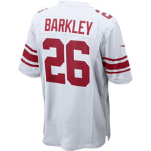 Load image into Gallery viewer, Saquon Barkley New York Giants Nike Game Jersey – White