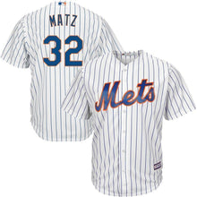 Load image into Gallery viewer, Steven Matz New York Mets Majestic Official Cool Base Player Jersey - White